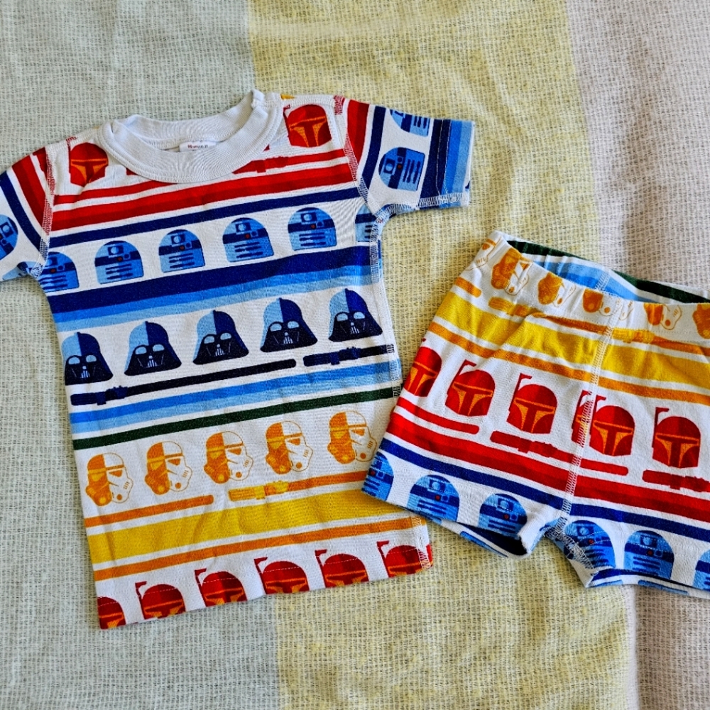 Hanna Andersson Star Wars shorts pajamas